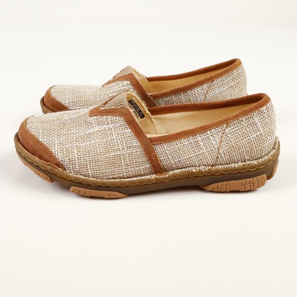 Tony Lama Boots Womens 8.5 M Renata Beige Flat Slip-on Shoes TLC105L - Picture 3 of 10